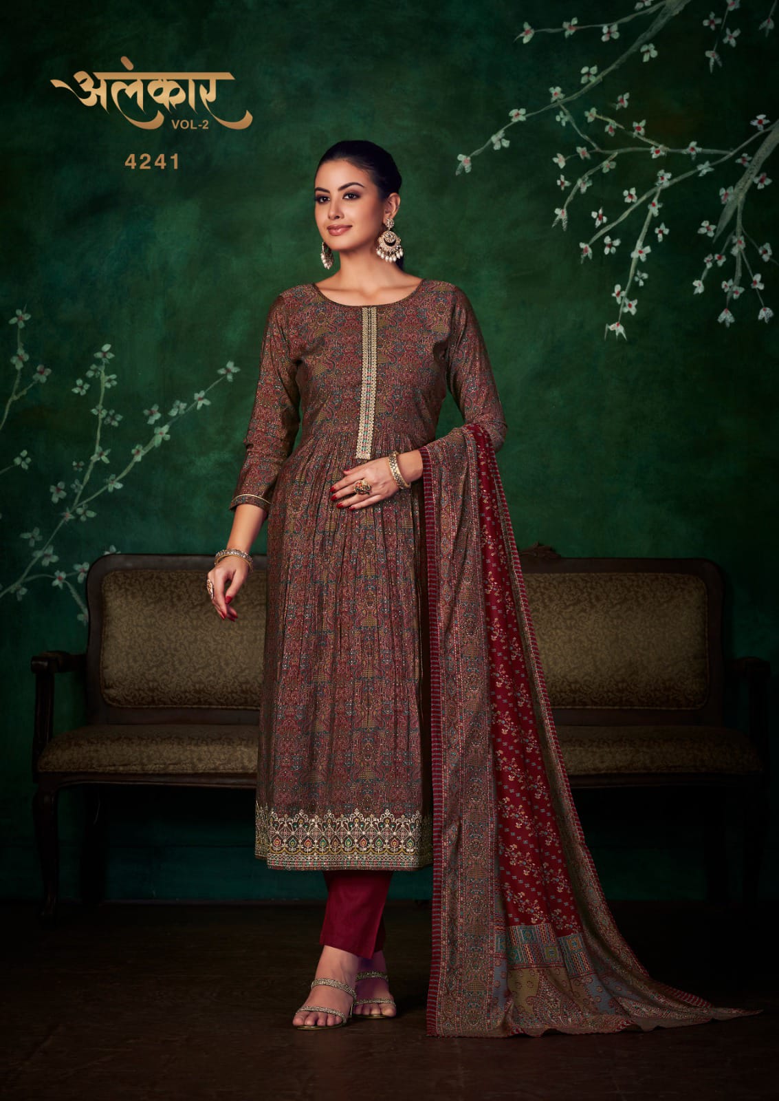 Alankar Vol 2 By Rang Sequence Work Muslin Designer Salwar Suits